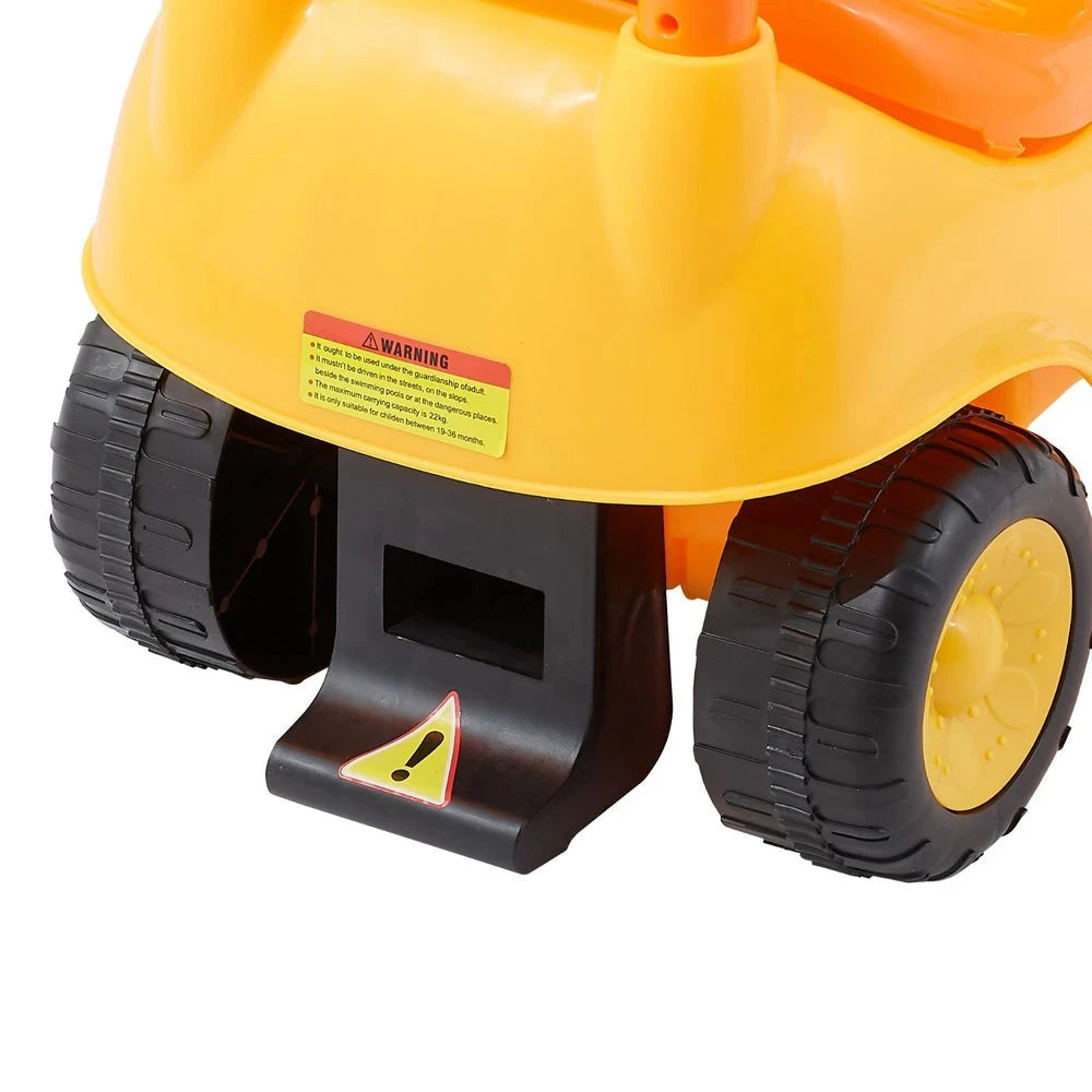Toddler Ride-On Push Car – Ride-On Racer with Horn & Storage