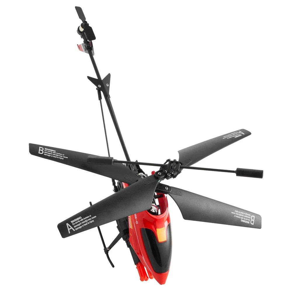 Beginner RC Helicopter – Remote Control Flyer with Shooting Mode (Red)