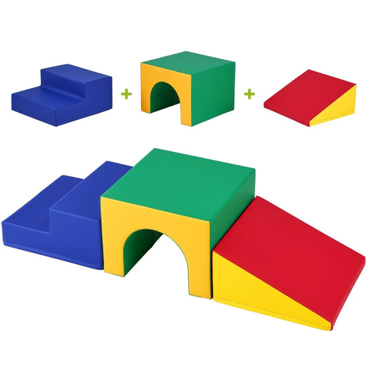3 Piece Foam Climbing Tunnel