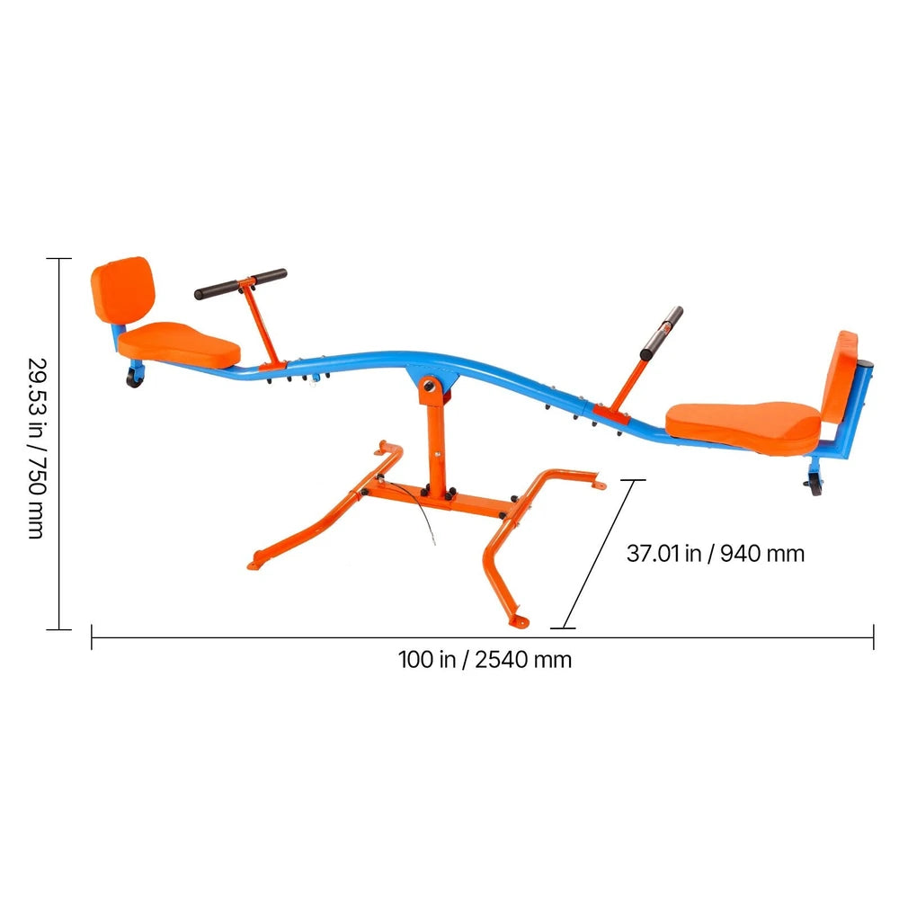 Rotating Kids Seesaw – 360° Spinning Backyard Teeter-Totter