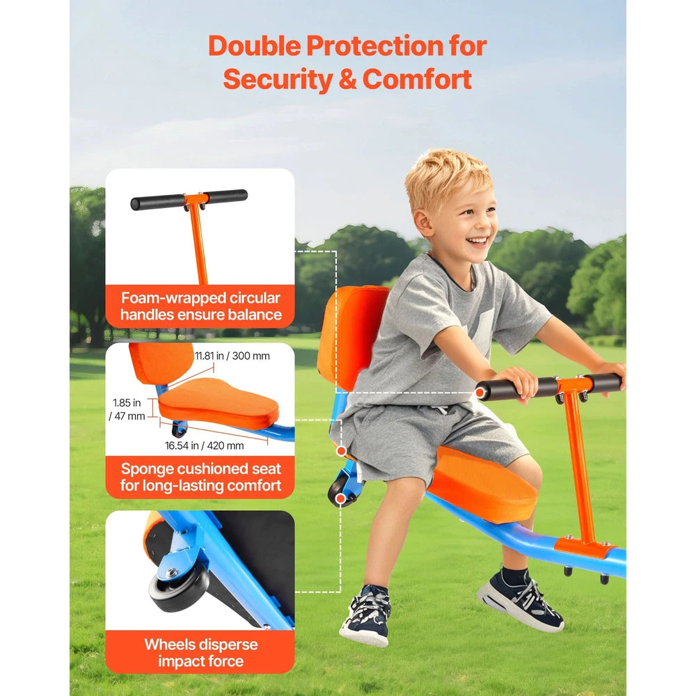 Rotating Kids Seesaw – 360° Spinning Backyard Teeter-Totter