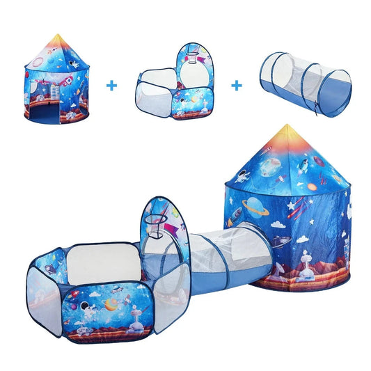 3-in-1 Kids Play Tent & Tunnel
