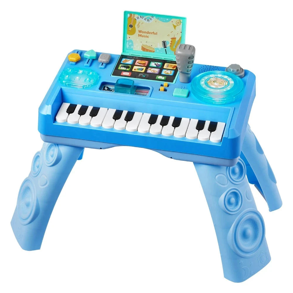 Interactive Toddler DJ Turntable – Musical Mixing Toy with Lights & 16 Games