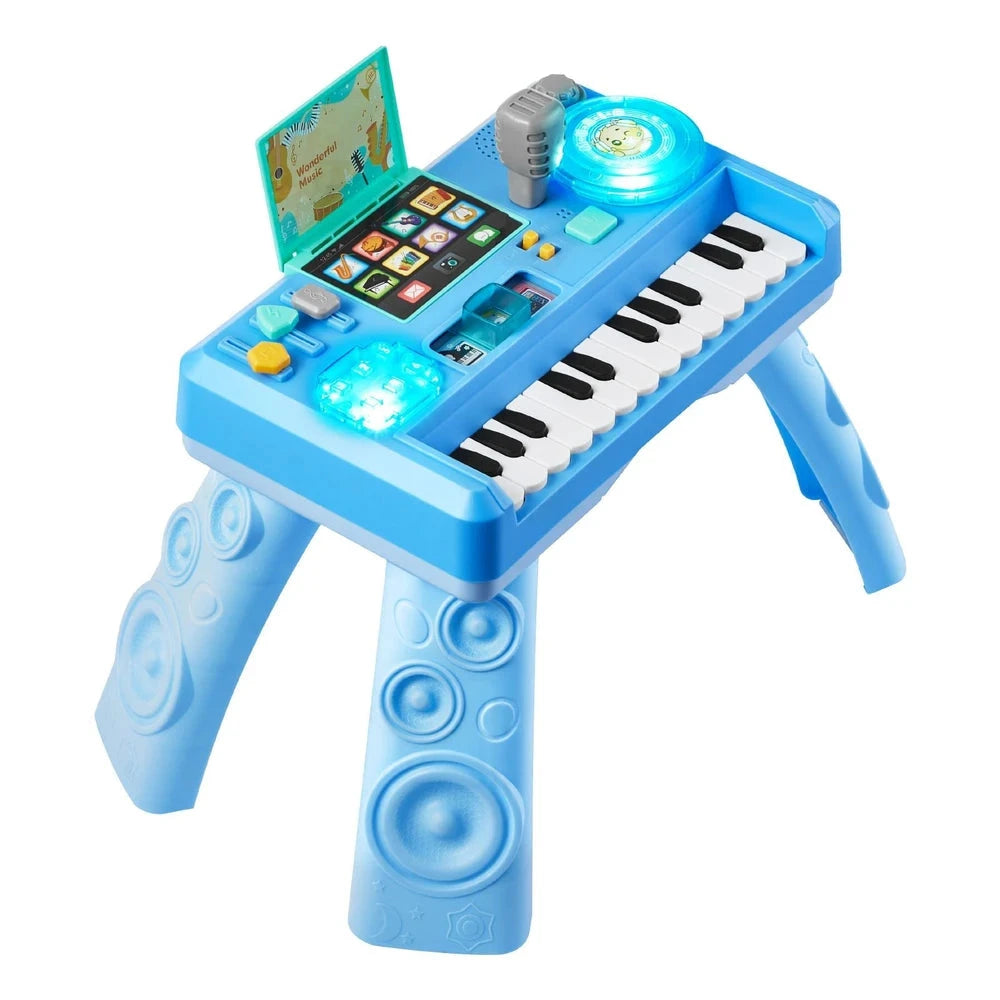 Interactive Toddler DJ Turntable – Musical Mixing Toy with Lights & 16 Games