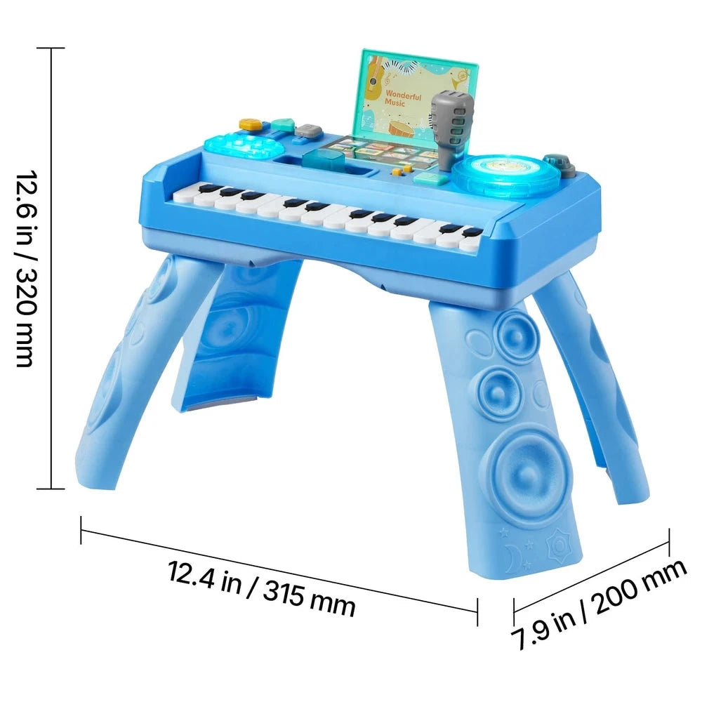 Interactive Toddler DJ Turntable – Musical Mixing Toy with Lights & 16 Games