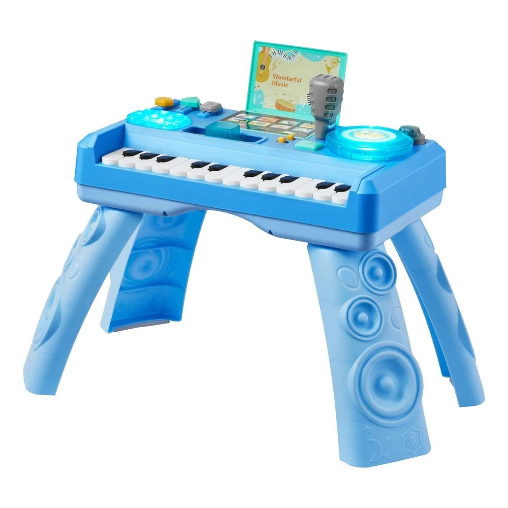 Interactive Toddler DJ Turntable – Musical Mixing Toy with Lights & 16 Games