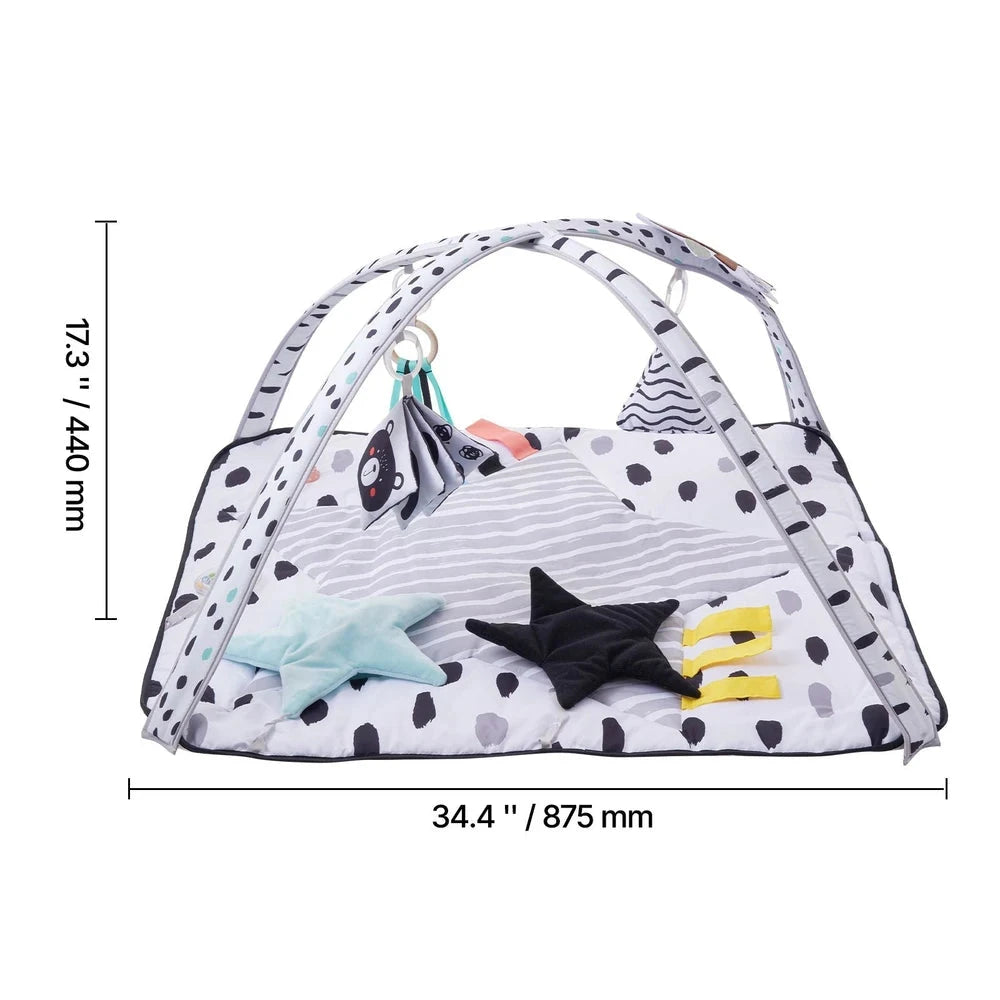 Baby Activity Play Mat – Tummy-Time Gym with Sensory Touch Balls