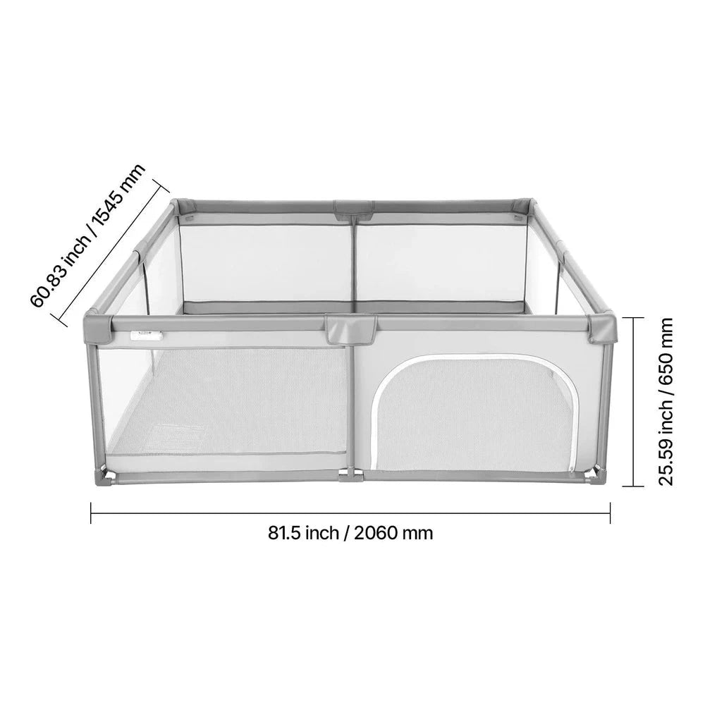 Large Indoor Baby Playpen – Safe Activity Play Yard for Toddlers