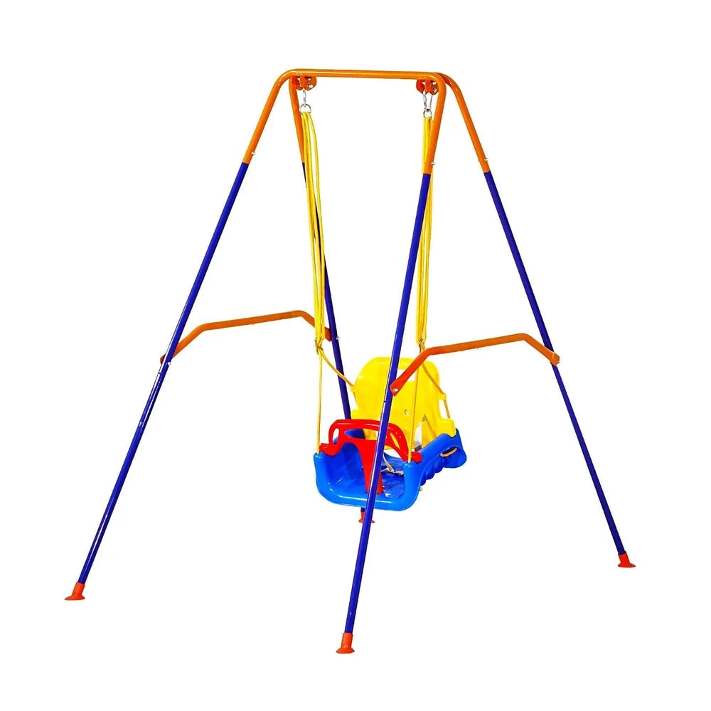 2-in-1 Toddler Swing & Jumper – Indoor/Outdoor Bouncer with Plastic Seat