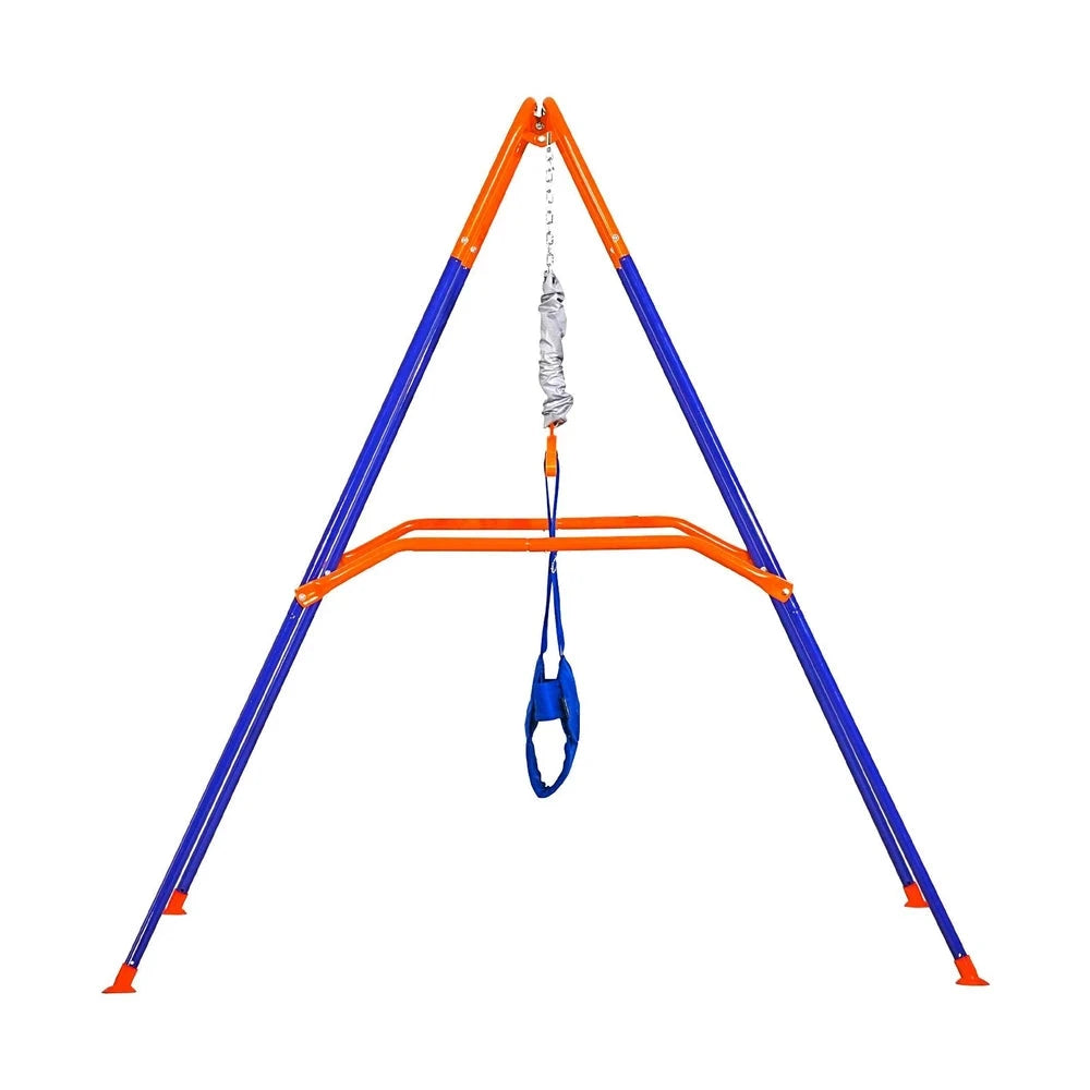 2-in-1 Toddler Swing & Jumper – Indoor/Outdoor Bouncer with Plastic Seat