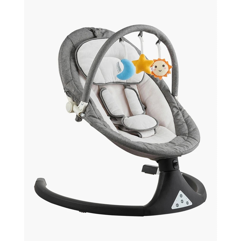 5-Speed Baby Rocker – Adjustable Infant Swing with 3 Recline Angles
