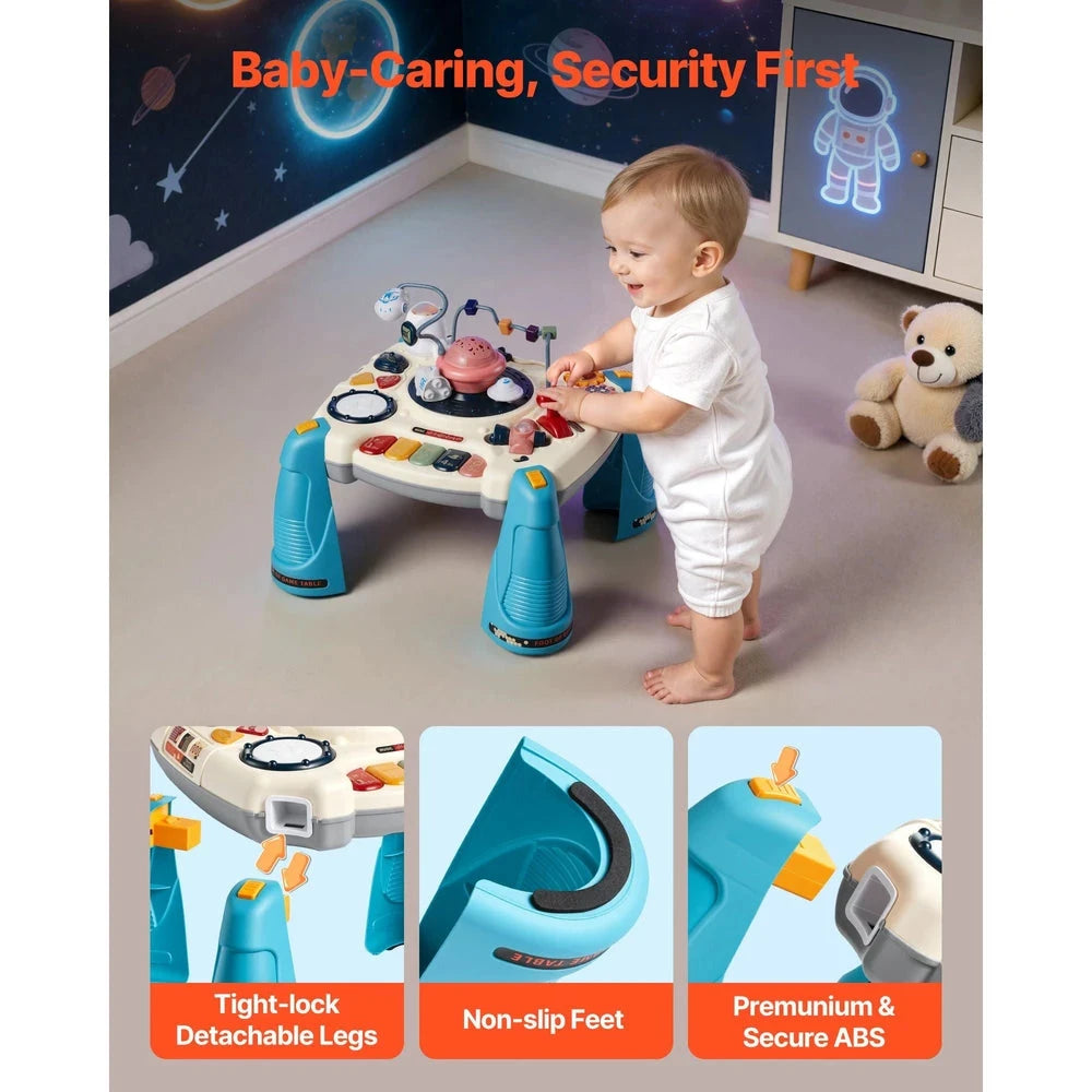Spacecraft Musical Activity Table – Interactive Learning Desk with Space Games