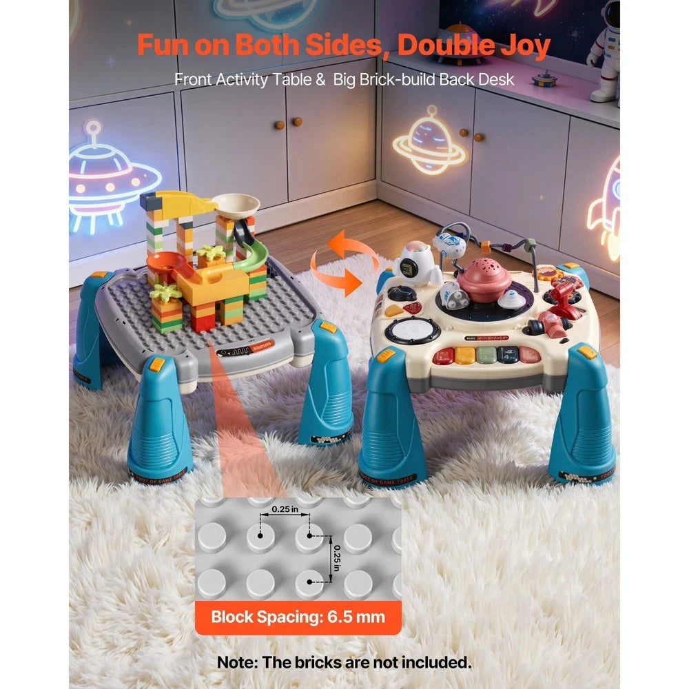 Spacecraft Musical Activity Table – Interactive Learning Desk with Space Games