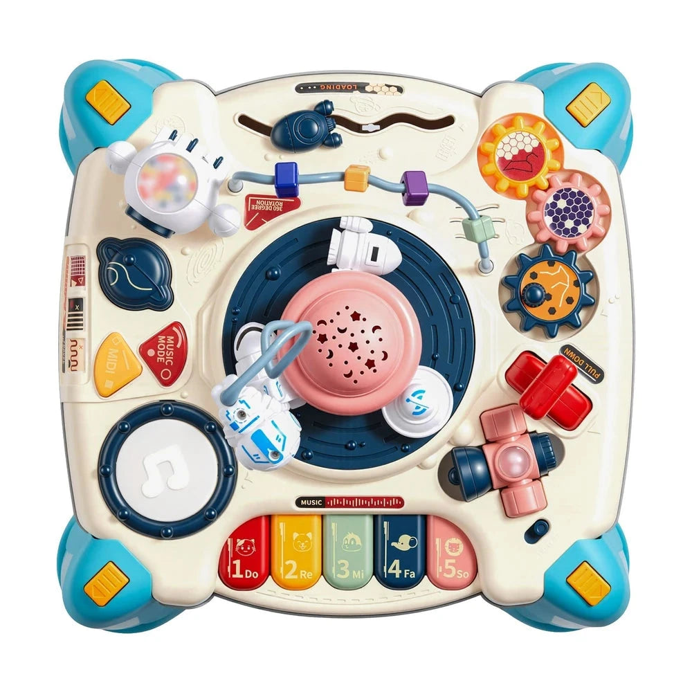 Spacecraft Musical Activity Table – Interactive Learning Desk with Space Games