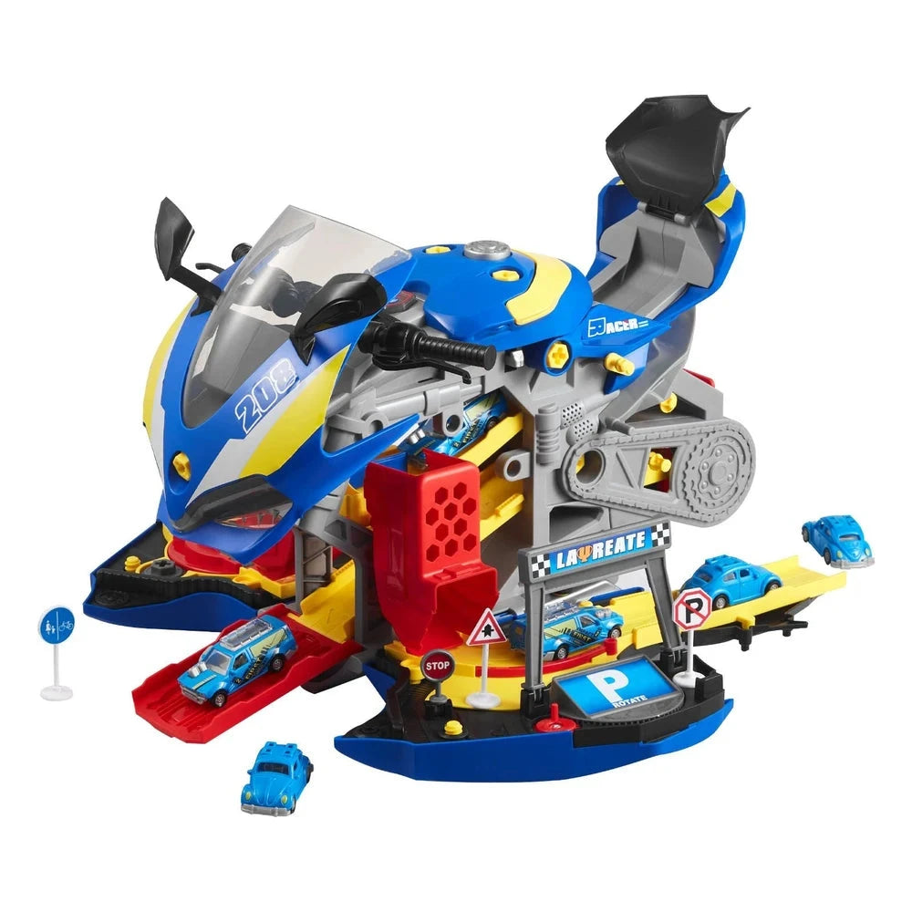 Motorcycle Mechanic Set 25 PCS – STEM Build-Your-Own Toy, Ages 3+ (Blue)