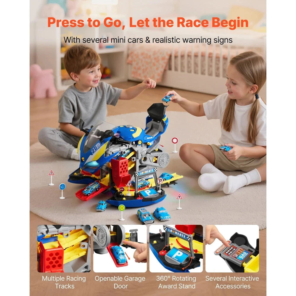Motorcycle Mechanic Set 25 PCS – STEM Build-Your-Own Toy, Ages 3+ (Blue)