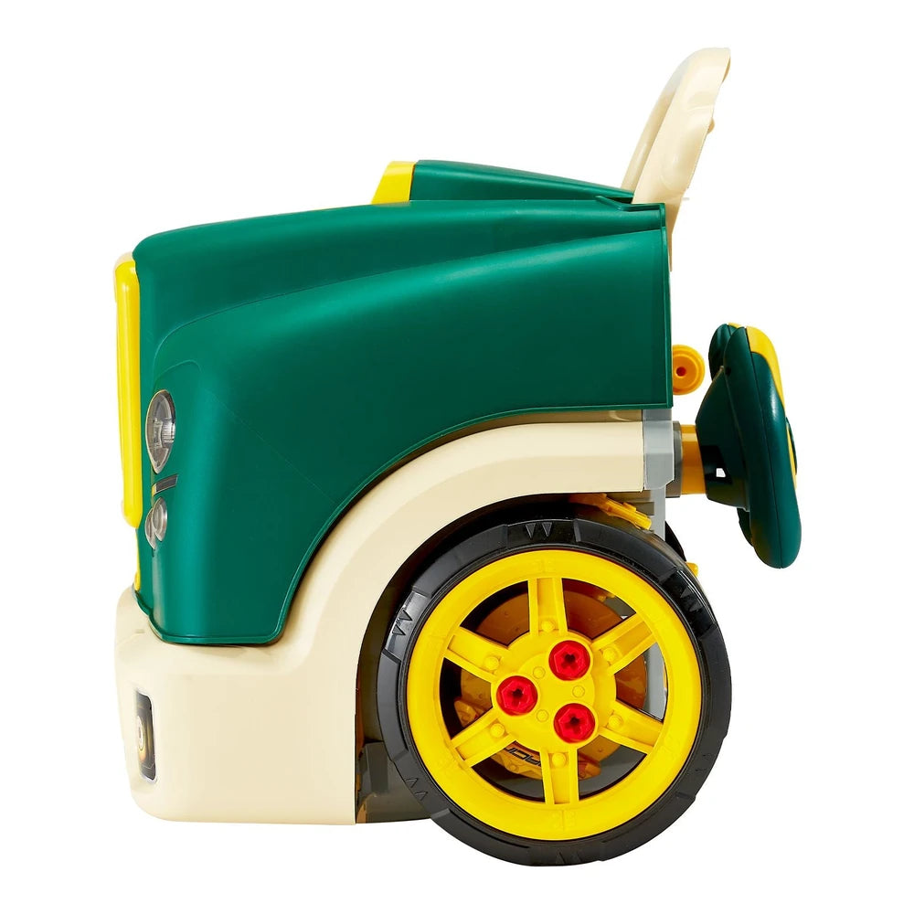 Car Engine Mechanic Set 60 PCS – STEM Build & Drive Toy, Ages 3+ (Green)