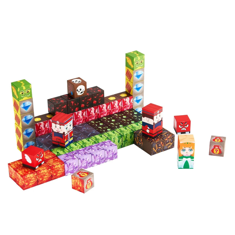 Magnetic Building Cubes 150 PCS – Dark Castle STEM Construction Set, Ages 3+