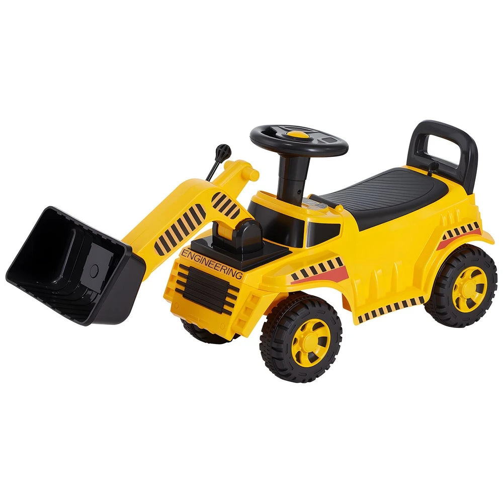 Toddler Ride-On Push Car – Construction-Themed Ride-On Racer
