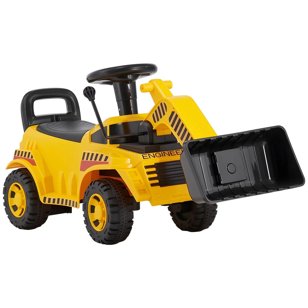 Toddler Ride-On Push Car – Construction-Themed Ride-On Racer