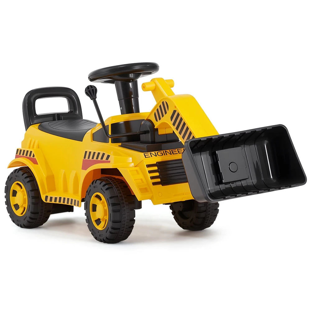 Toddler Ride-On Push Car – Construction-Themed Ride-On Racer