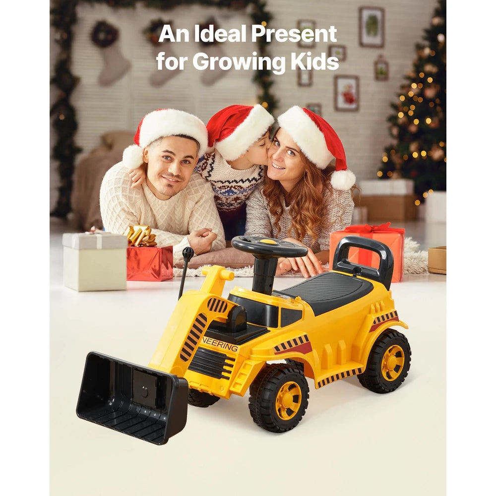 Toddler Ride-On Push Car – Construction-Themed Ride-On Racer