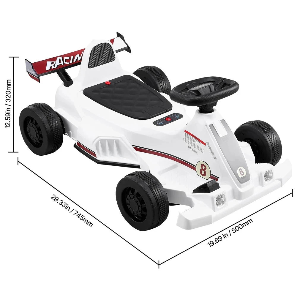 Kids 6V Electric Go Kart – Battery-Powered Ride-On Racer