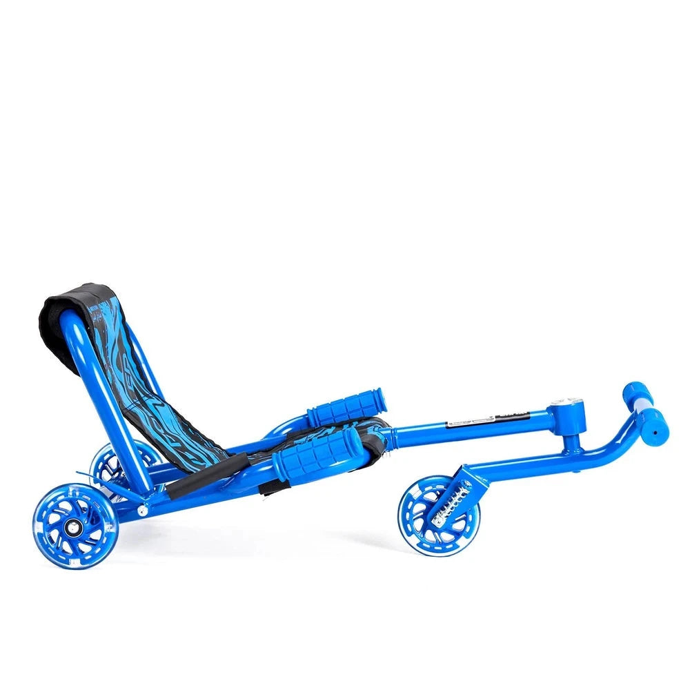 Kids Drifting Scooter – Wiggle Ride-On with LED Wheels (Blue)