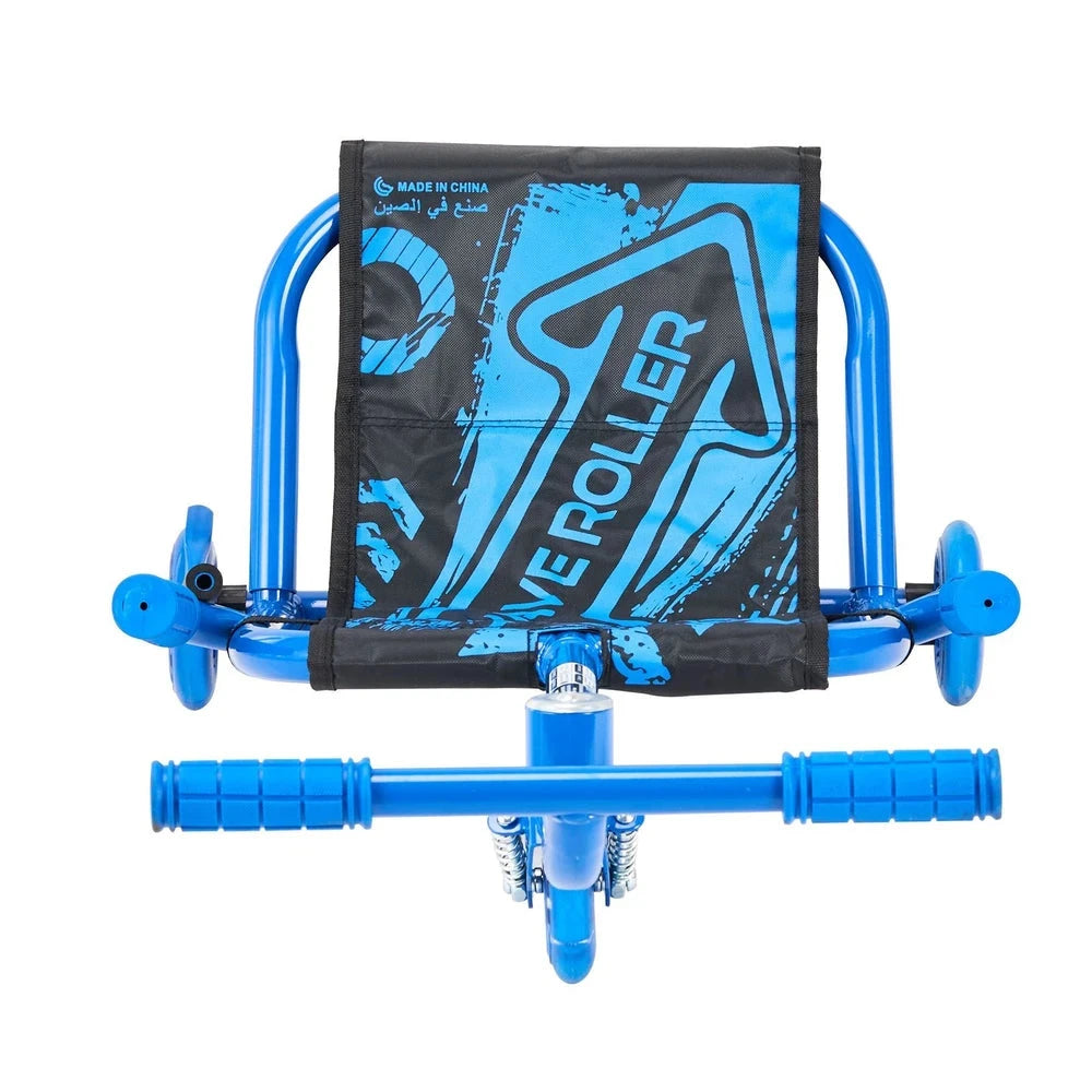 Kids Drifting Scooter – Wiggle Ride-On with LED Wheels (Blue)