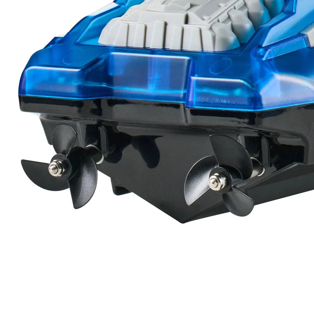 RC Racing Boat Set – Dual-Battery Waterproof Speedboat for Kids (Blue/Green)