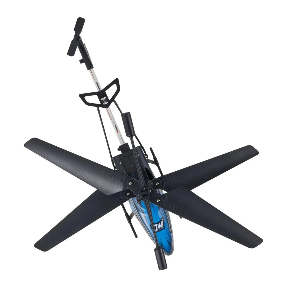 Beginner RC Helicopter – Altitude-Hold Remote Control Flyer for Kids (Blue)