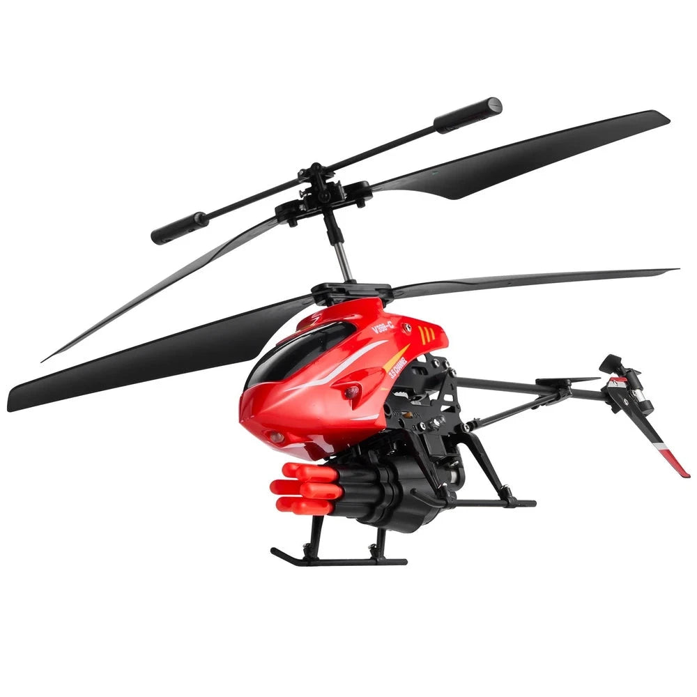 Beginner RC Helicopter – Remote Control Flyer with Shooting Mode (Red)