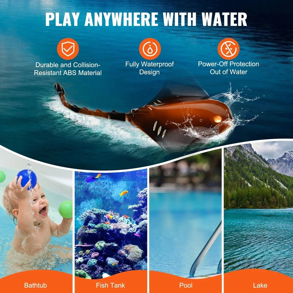 RC Manta Ray – Remote Control Swimming Water Toy for Kids