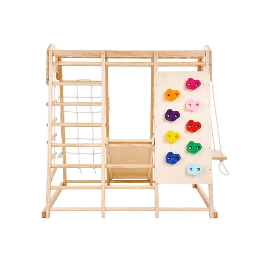 7-in-1 Wooden Montessori Indoor Jungle Gym