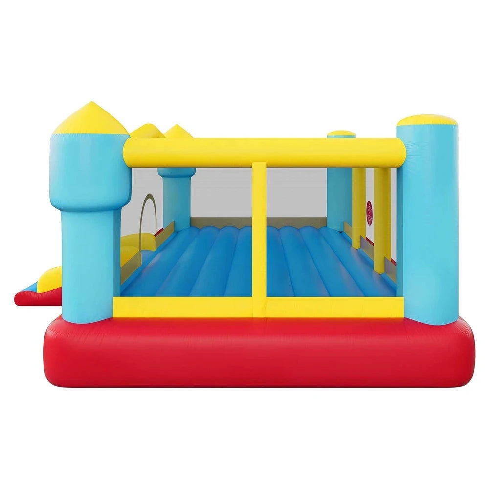 Inflatable Bounce House – Backyard Bouncer with Slide & Basketball Hoop