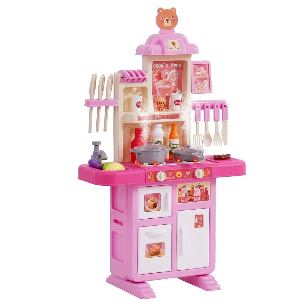 Toddler Cooking Playset – Interactive Pretend Kitchen with Lights, Sounds & Water Play