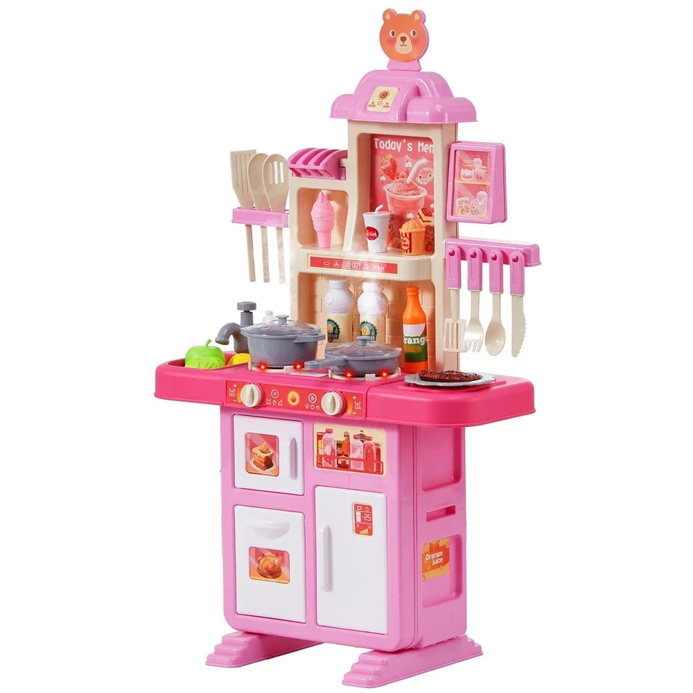 Toddler Cooking Playset – Interactive Pretend Kitchen with Lights, Sounds & Water Play