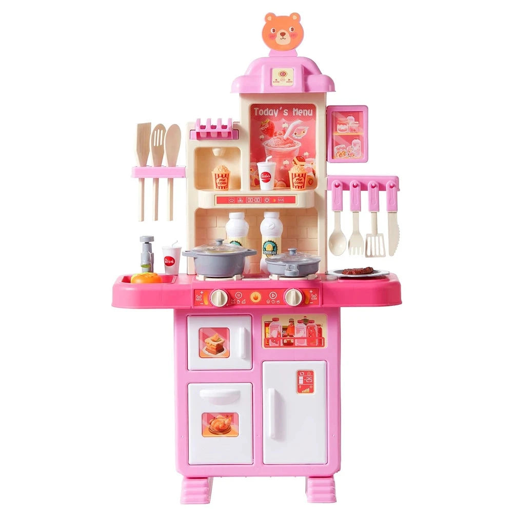 Toddler Cooking Playset – Interactive Pretend Kitchen with Lights, Sounds & Water Play