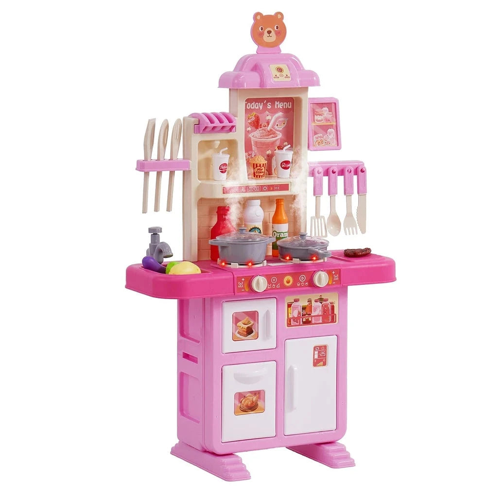Toddler Cooking Playset – Interactive Pretend Kitchen with Lights, Sounds & Water Play