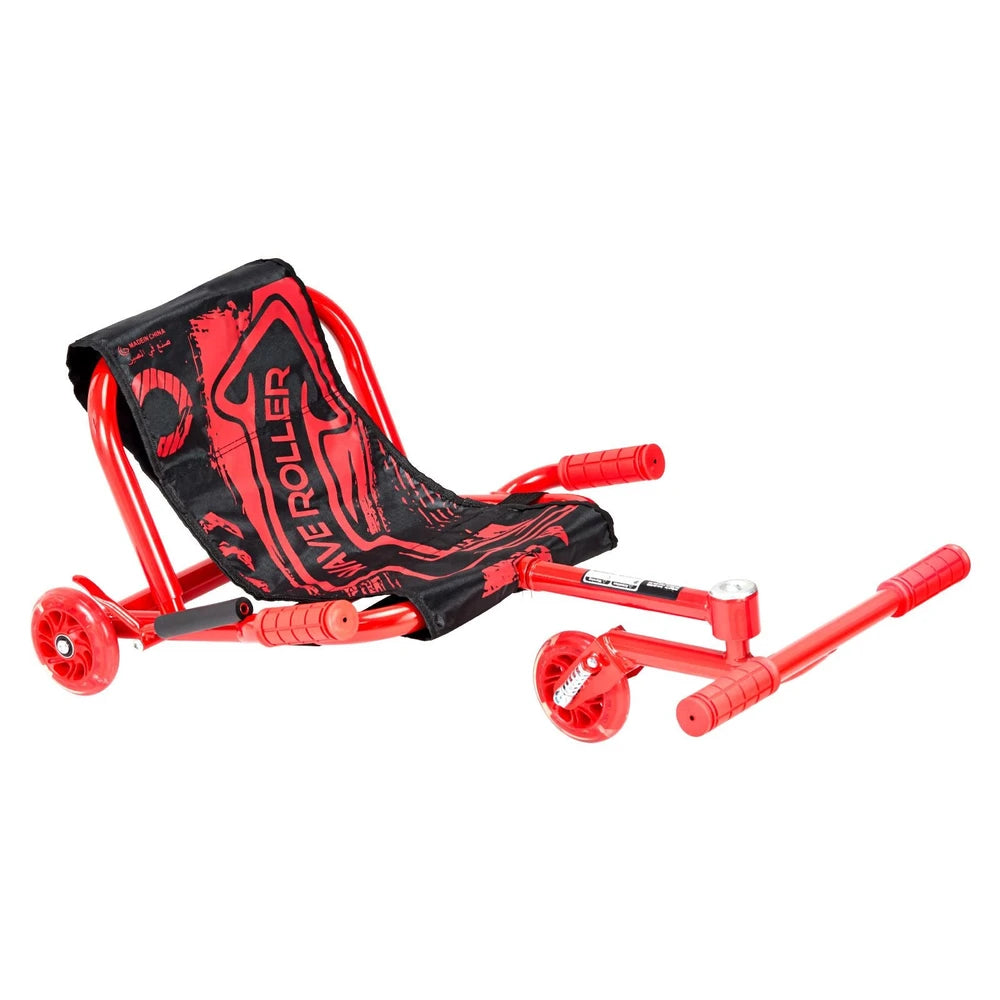 Kids Drifting Scooter – Wiggle Ride-On with LED Flashing Wheels (Red)