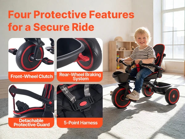 Convertible Toddler Tricycle Stroller