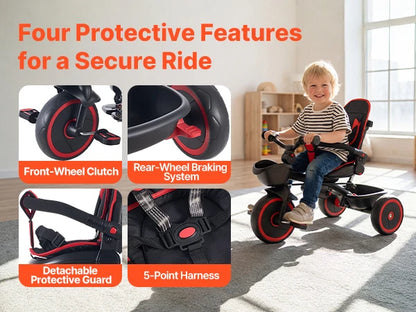 Convertible Toddler Tricycle Stroller