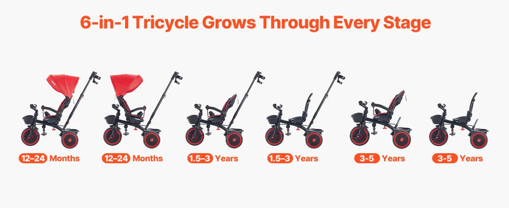 Convertible Toddler Tricycle Stroller