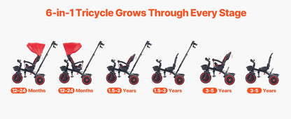 Convertible Toddler Tricycle Stroller