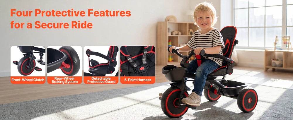 Convertible Toddler Tricycle Stroller
