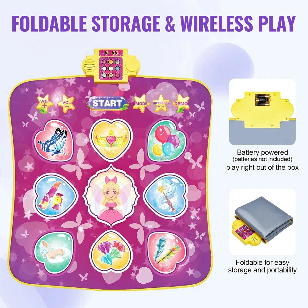 Electronic Rhythm Dance Mat – Musical Game Mat with Multiple Modes for Kids
