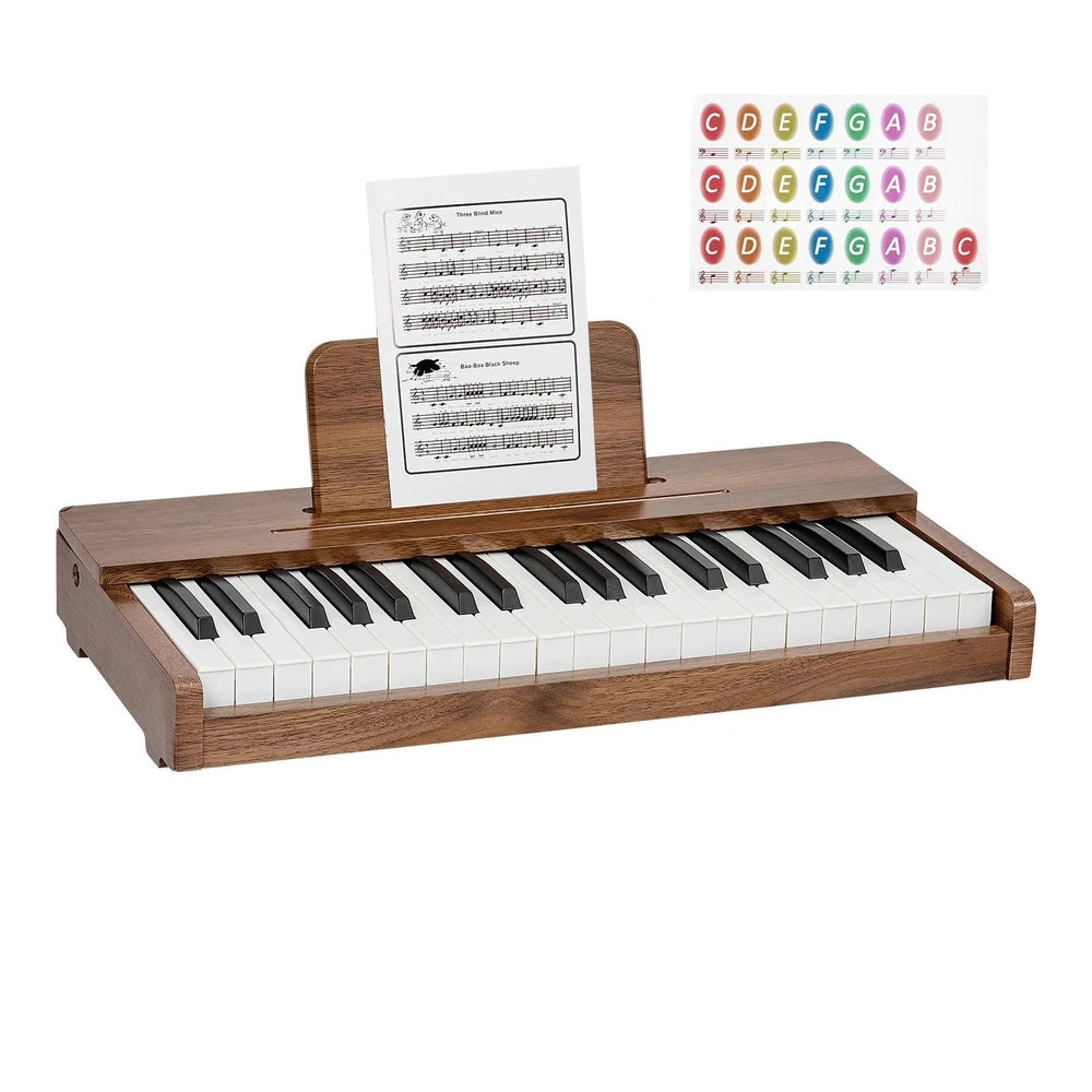 Kids Piano Keyboard – 37-Key Wooden Musical Instrument for Beginners