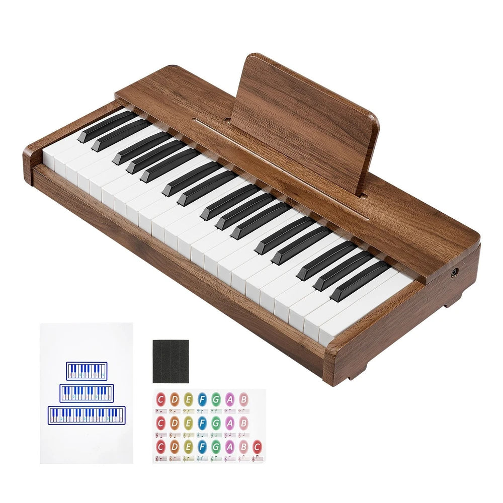 Kids Piano Keyboard – 37-Key Wooden Musical Instrument for Beginners