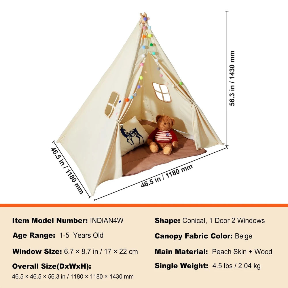 Kids Play Tent – Pop-Up Playhouse with Decorative Balls