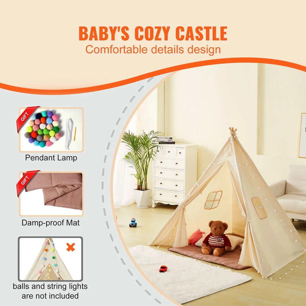 Kids Play Tent – Pop-Up Playhouse with Decorative Balls